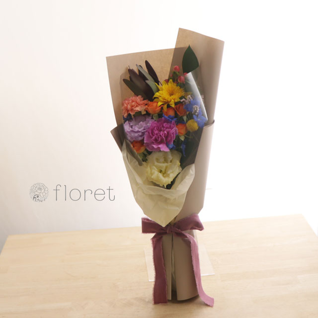 スリムな花束（お任せミックス系）サンプル画像F