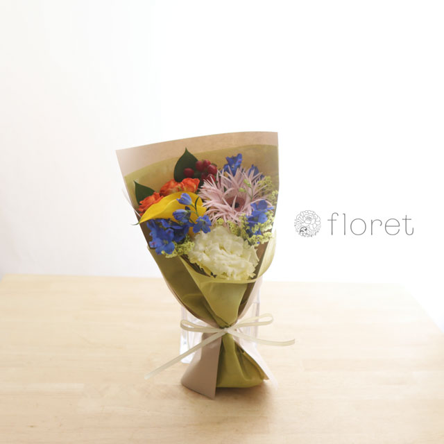 コンパクトな花束（お任せミックス系）サンプル画像G