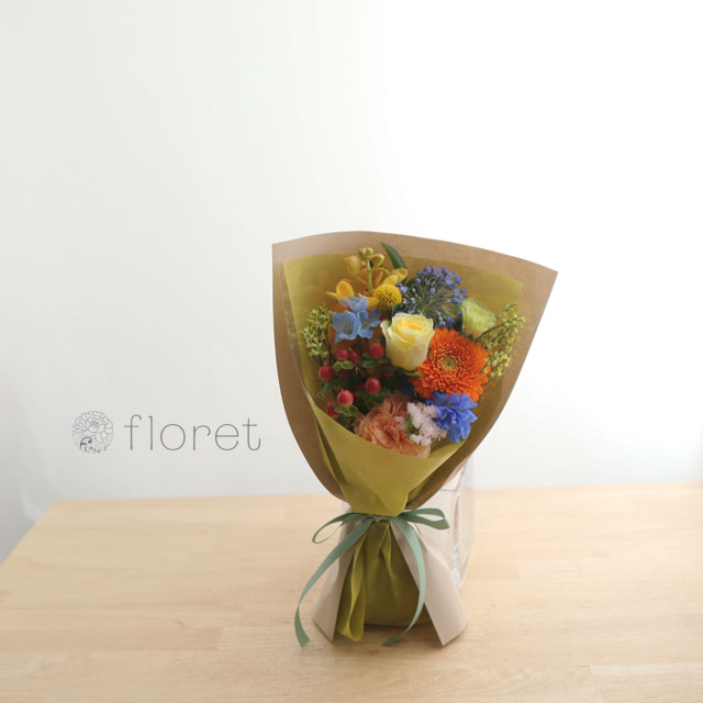 コンパクトな花束（お任せミックス系）サンプル画像B