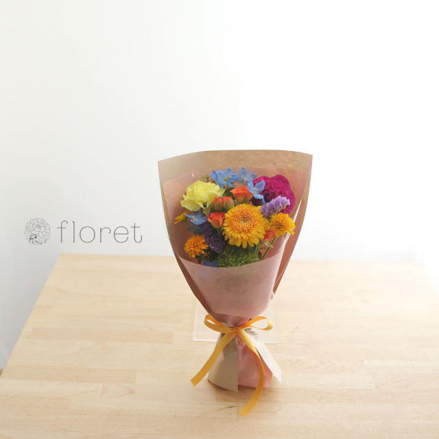 コンパクトな花束（お任せミックス系）サンプル画像E