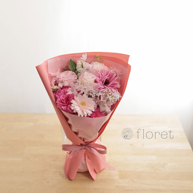 ピンク色の花束　サンプル画像D