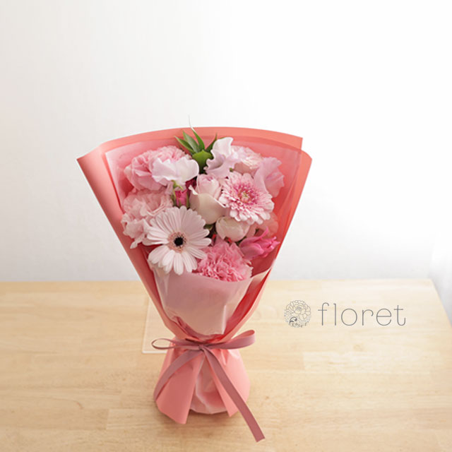 ピンク色の花束｜フラワーギフト・花の通販サイト「フロレット」