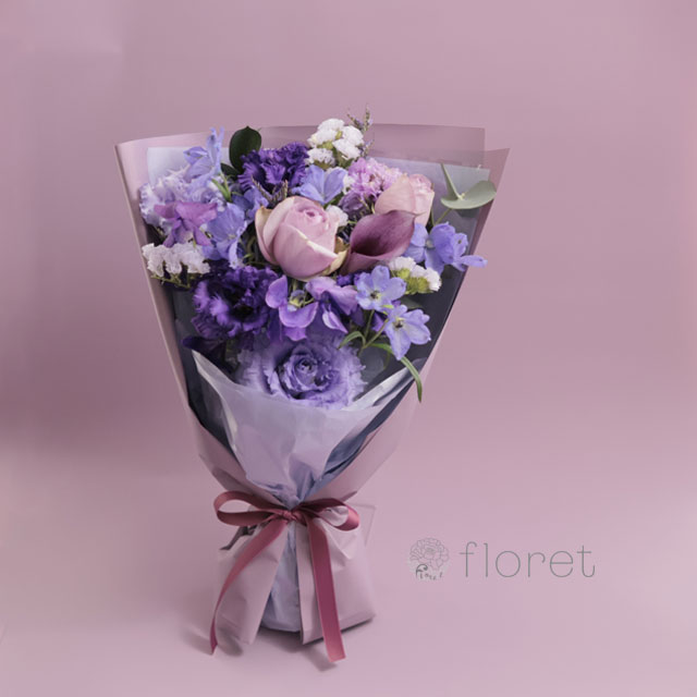 紫色の花束｜フラワーギフト・花の通販サイト「フロレット」