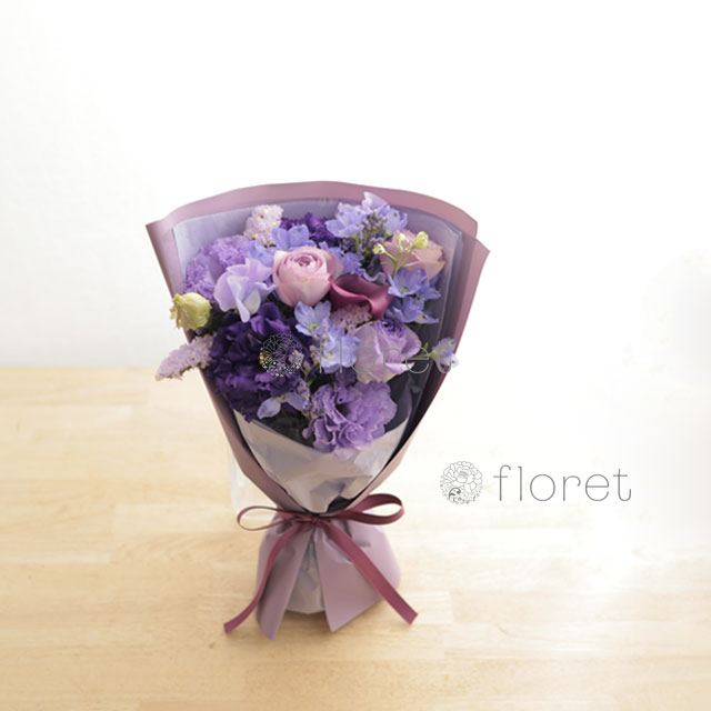 紫色の花束　サンプル画像G