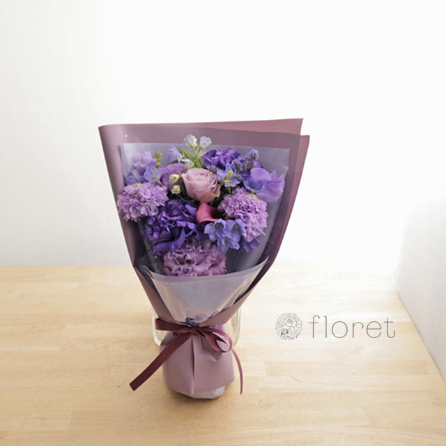 紫色の花束｜フラワーギフト・花の通販サイト「フロレット」