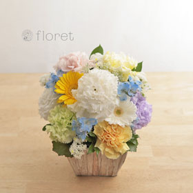 カラフルなお供えアレンジメントＳ