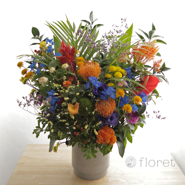 豪華で華やかなお祝い花 L｜フラワーギフト・花の通販サイト「フロレット」