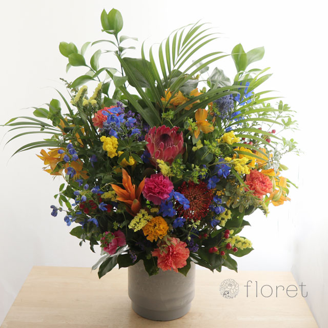 豪華で華やかなお祝い花 L サンプル画像Ⅽ