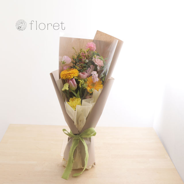 春のスリムな花束　サンプル画像B